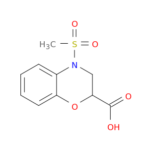 4-(Methylsulfonyl)-3,4-dihydro-2H-benzo[b][1,4]oxazine-2-carboxylic acid