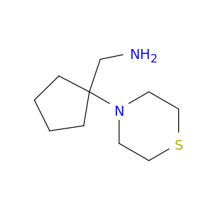 [1-(Thiomorpholin-4-yl)cyclopentyl]methanamine