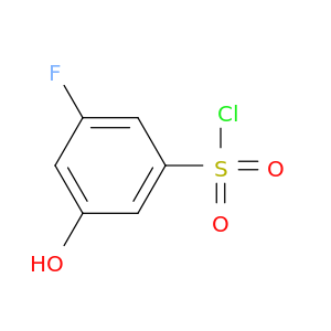3-fluoro-5-hydroxybenzene-1-sulfonyl chloride