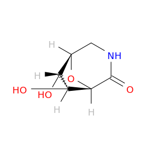 8-Oxa-3-azabicyclo[3.2.1]octan-2-one, 6,7-dihydroxy-, (1R,5R,6S,7S)-