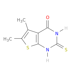5,6-二甲基-2-硫代-2,3-二氢噻吩并[2,3-d]嘧啶-4(1H)-酮