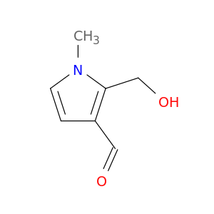 1H-Pyrrole-3-carboxaldehyde, 2-(hydroxymethyl)-1-methyl-