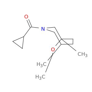 Methanone,cyclopropyl(5,7,7-trimethyl-6-oxa-3-azabicyclo[3.2.2]non-3-yl)-