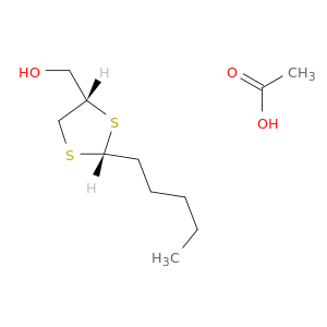 1,3-Dithiolane-4-methanol, 2-pentyl-, acetate, cis-