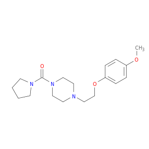 Methanone, [4-[2-(4-methoxyphenoxy)ethyl]-1-piperazinyl]-1-pyrrolidinyl-