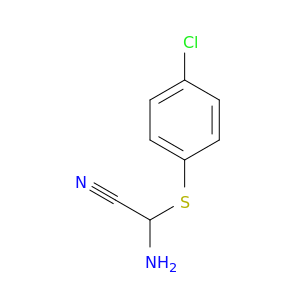 Acetonitrile, amino[(4-chlorophenyl)thio]-