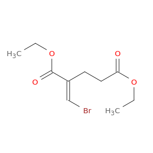 Pentanedioic acid, 2-(bromomethylene)-, diethyl ester, (E)-