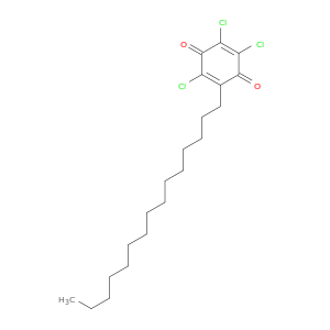 2,5-Cyclohexadiene-1,4-dione, 2,3,5-trichloro-6-pentadecyl-