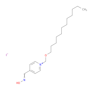 Pyridinium, 1-[(dodecyloxy)methyl]-4-[(hydroxyimino)methyl]-, iodide