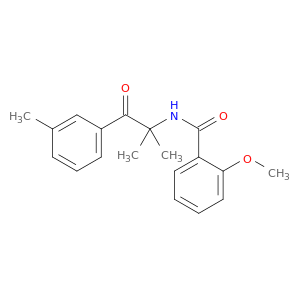 Benzamide, N-[1,1-dimethyl-2-(3-methylphenyl)-2-oxoethyl]-2-methoxy-