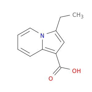 1-Indolizinecarboxylic acid, 3-ethyl-