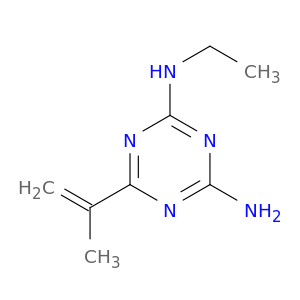 1,3,5-Triazine-2,4-diamine, N-ethyl-6-(1-methylethenyl)-
