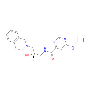 N-[(2S)-3-(3,4-二氢-2(1H)-异喹啉基)-2-羟基丙基]-6-(3-氧杂环丁基氨基)-4-嘧啶甲酰胺