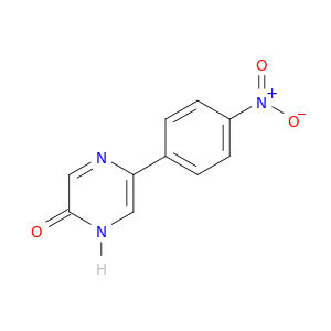 2(1H)-Pyrazinone, 5-(4-nitrophenyl)-