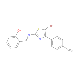(6Z)-6-[[[5-bromo-4-(4-methylphenyl)-1,3-thiazol-2-yl]amino]methylidene]cyclohexa-2,4-dien-1-one