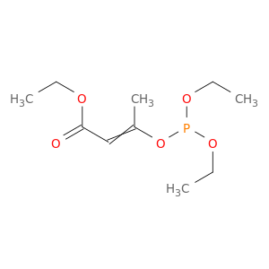 2-Butenoic acid, 3-[(diethoxyphosphino)oxy]-, ethyl ester