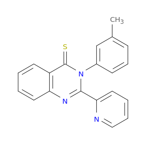 4(3H)-Quinazolinethione, 3-(3-methylphenyl)-2-(2-pyridinyl)-