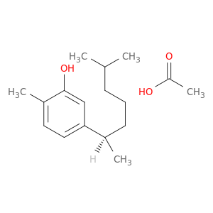 Phenol, 5-[(1R)-1,5-dimethylhexyl]-2-methyl-, acetate