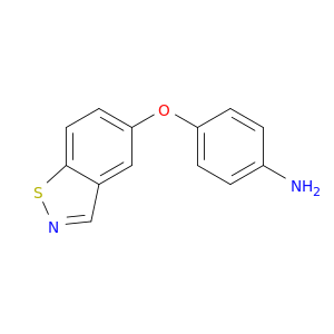 Benzenamine, 4-(1,2-benzisothiazol-5-yloxy)-