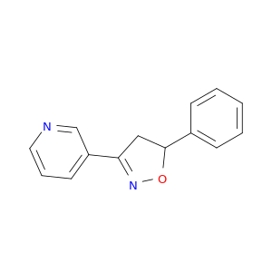 Pyridine, 3-(4,5-dihydro-5-phenyl-3-isoxazolyl)-