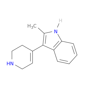 1H-Indole, 2-methyl-3-(1,2,3,6-tetrahydro-4-pyridinyl)-