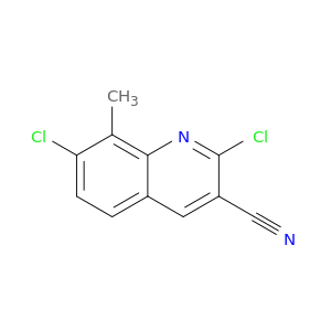 2,7-Dichloro-8-methylquinoline-3-carbonitrile