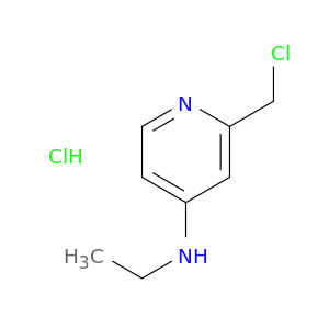 2-(chloromethyl)-N-ethylpyridin-4-amine hydrochloride