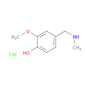 2-methoxy-4-[(methylamino)methyl]phenol hydrochloride