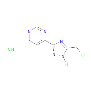 4-[5-(Chloromethyl)-1H-1,2,4-triazol-3-yl-pyrimidine Hydrochloride