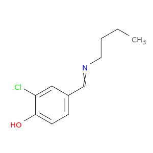 Phenol, 4-[(butylimino)methyl]-2-chloro-