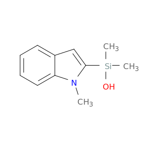 Silanol,1,1-dimethyl-1-(1-methyl-1H-indol-2-yl)-