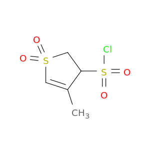 4-Methyl-2,3-dihydrothiophene-3-sulfonyl chloride 1,1-dioxide