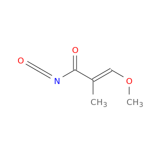 2-Propenoyl isocyanate, 3-methoxy-2-methyl-, (E)-