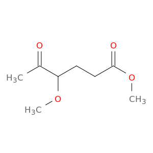 Hexanoic acid, 4-methoxy-5-oxo-, methyl ester