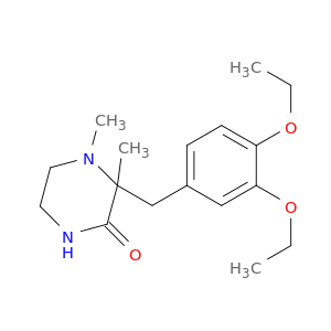 Piperazinone, 3-[(3,4-diethoxyphenyl)methyl]-3,4-dimethyl-