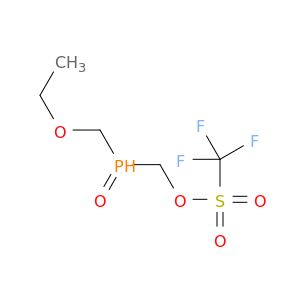 Methanesulfonic acid, trifluoro-, (ethoxymethylphosphinyl)methyl ester