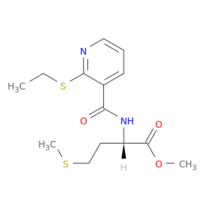 N-[2-(乙基硫基)-3-吡啶基]羰基]-L-甲硫氨酸甲酯