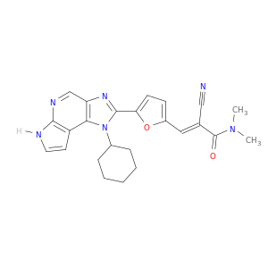 (E/Z)-2-氰基-3-(5-(1-环己基-1,6-二氢咪唑并[4,5-d]吡咯并[2,3-b]吡啶-2-基)呋喃-2-基)-N,N-二甲基丙烯酰胺