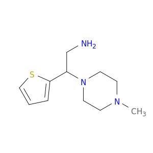 2-(4-Methylpiperazin-1-yl)-2-(thiophen-2-yl)ethanamine