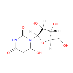 Uridine,5,6-dihydro-6-hydroxy- (9CI)