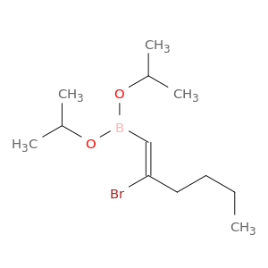 Boronic acid, [(1Z)-2-bromo-1-hexenyl]-, bis(1-methylethyl) ester