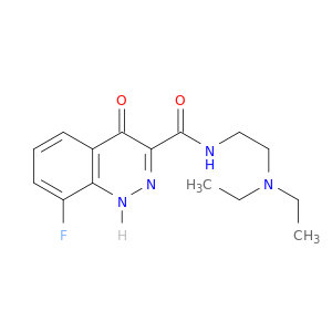 N-(2-DIETHYLAMINOETHYL)-8-FLUORO-4-OXO-1H-CINNOLINE-3-CARBOXAMIDE