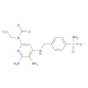Carbamic acid,[5,6-diamino-4-[[[4-(aminosulfonyl)phenyl]methyl]amino]-2-pyridinyl]-, ethylester (9CI)