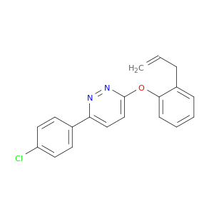 Pyridazine, 3-(4-chlorophenyl)-6-[2-(2-propenyl)phenoxy]-