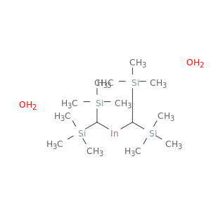 BIS[BIS(TRIMETHYLSILYL)METHYL]INDIUM DIHYDRATE