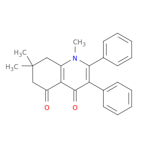 4,5(1H,6H)-Quinolinedione, 7,8-dihydro-1,7,7-trimethyl-2,3-diphenyl-