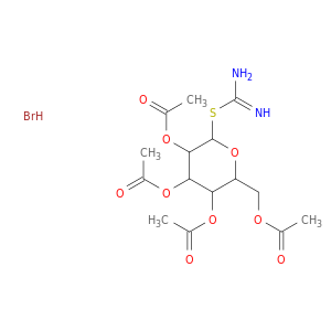 β-D-吡喃葡萄糖,1-硫代,2,3,4,6-四丙酸盐1-氨基甲酰亚胺(1：1)
