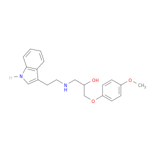 2-Propanol, 1-[[2-(1H-indol-3-yl)ethyl]amino]-3-(4-methoxyphenoxy)-
