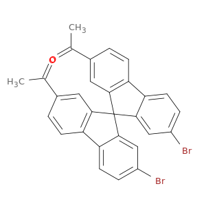 Ethanone, 1,1'-(7,7'-dibromo-9,9'-spirobi[9H-fluorene]-2,2'-diyl)bis-