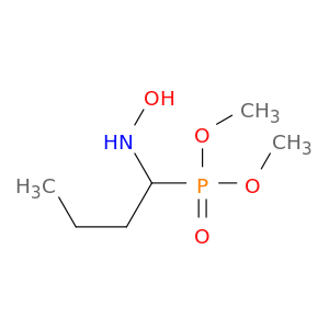 Phosphonic acid, [1-(hydroxyamino)butyl]-, dimethyl ester
